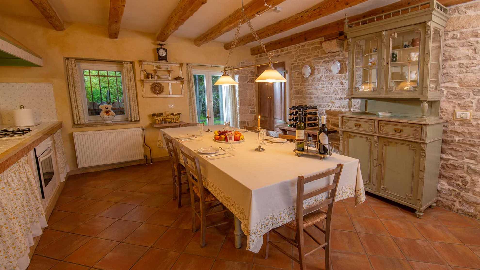 A heritage villa in Istria with a designer swimming pool