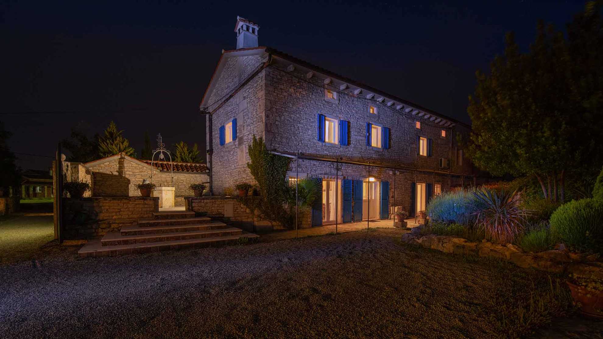 A heritage villa in Istria with a designer swimming pool