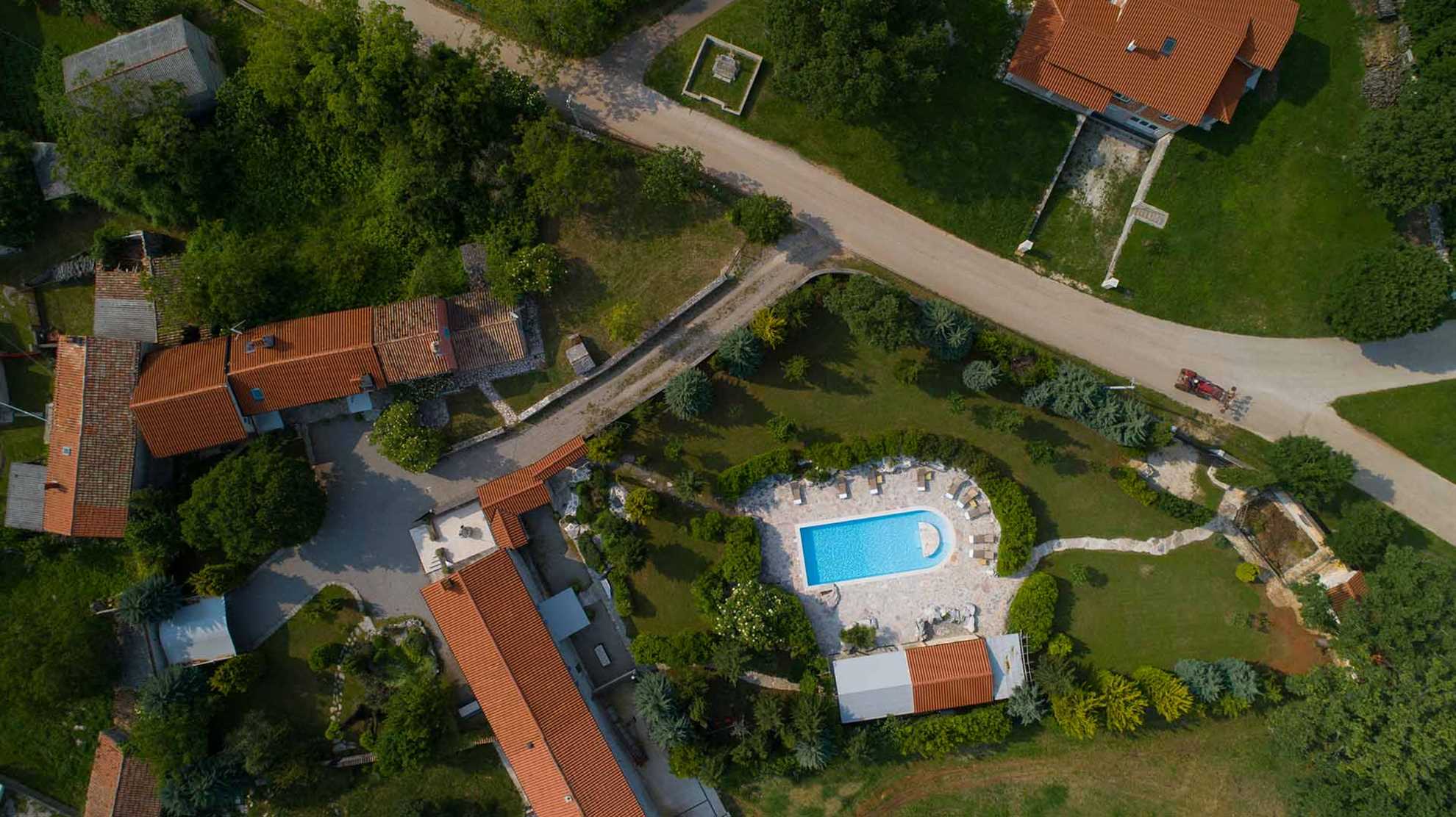 A heritage villa in Istria with a designer swimming pool