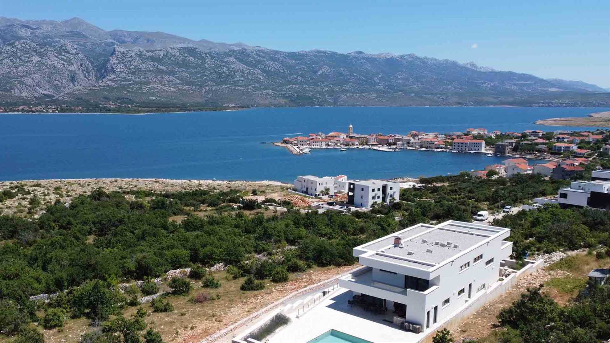 Luxury villa near Zadar with a stunning sea view