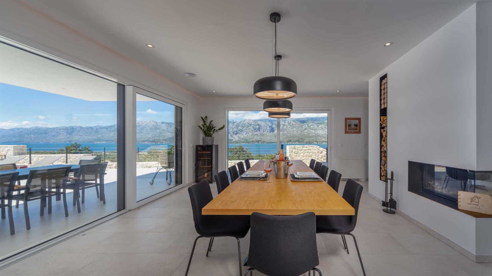 Luxury villa near Zadar with a stunning sea view