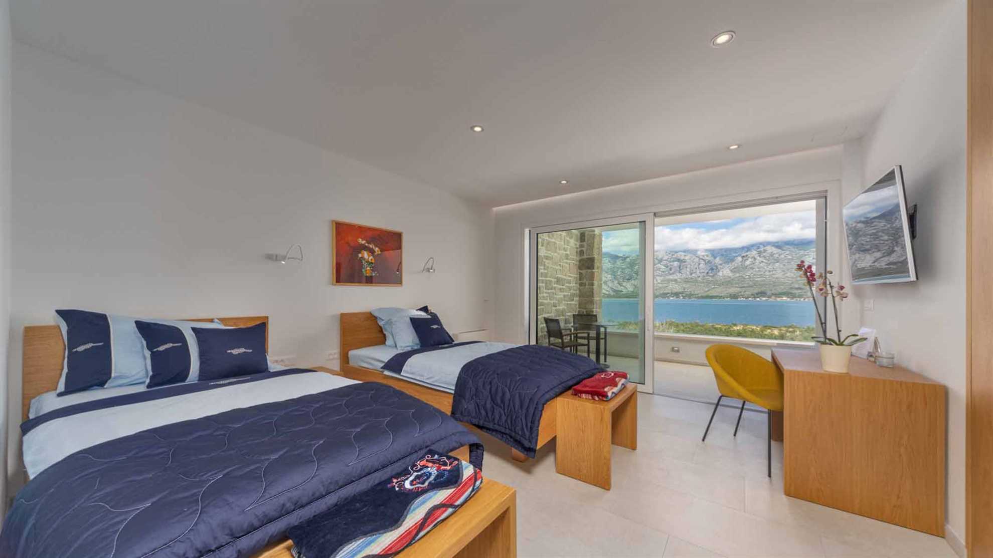 Luxury villa near Zadar with a stunning sea view