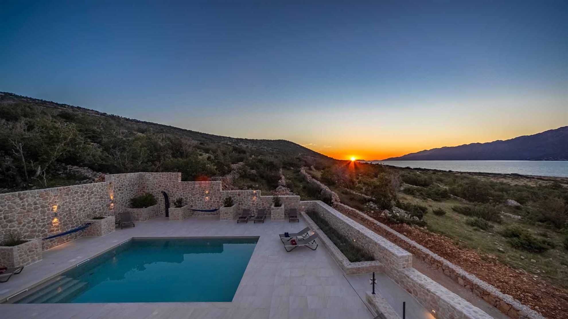 Luxury villa near Zadar with a stunning sea view