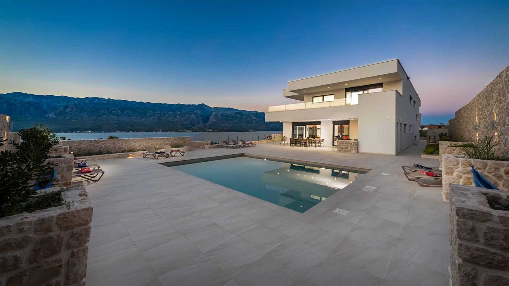 Luxury villa near Zadar with a stunning sea view