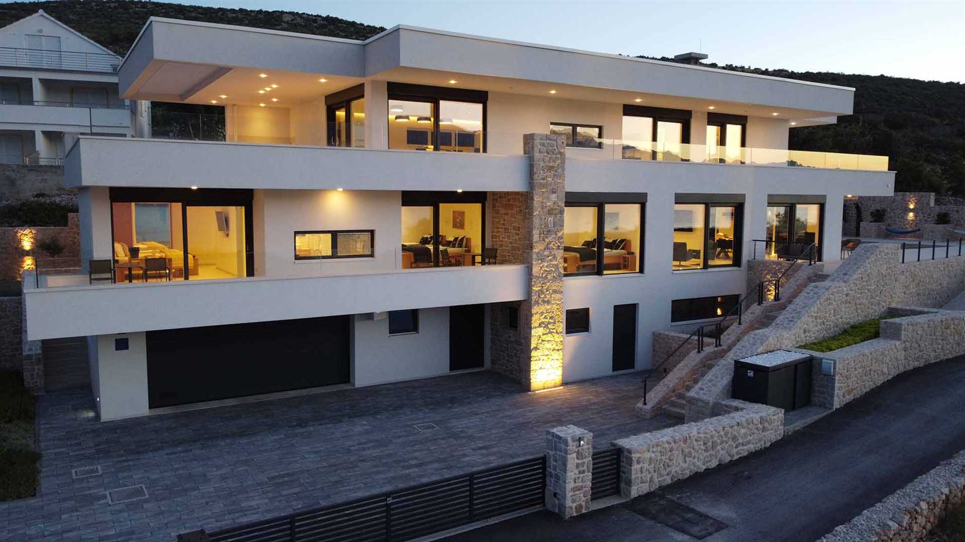 Luxury villa near Zadar with a stunning sea view