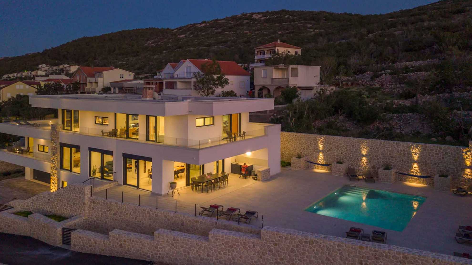 Luxury villa near Zadar with a stunning sea view