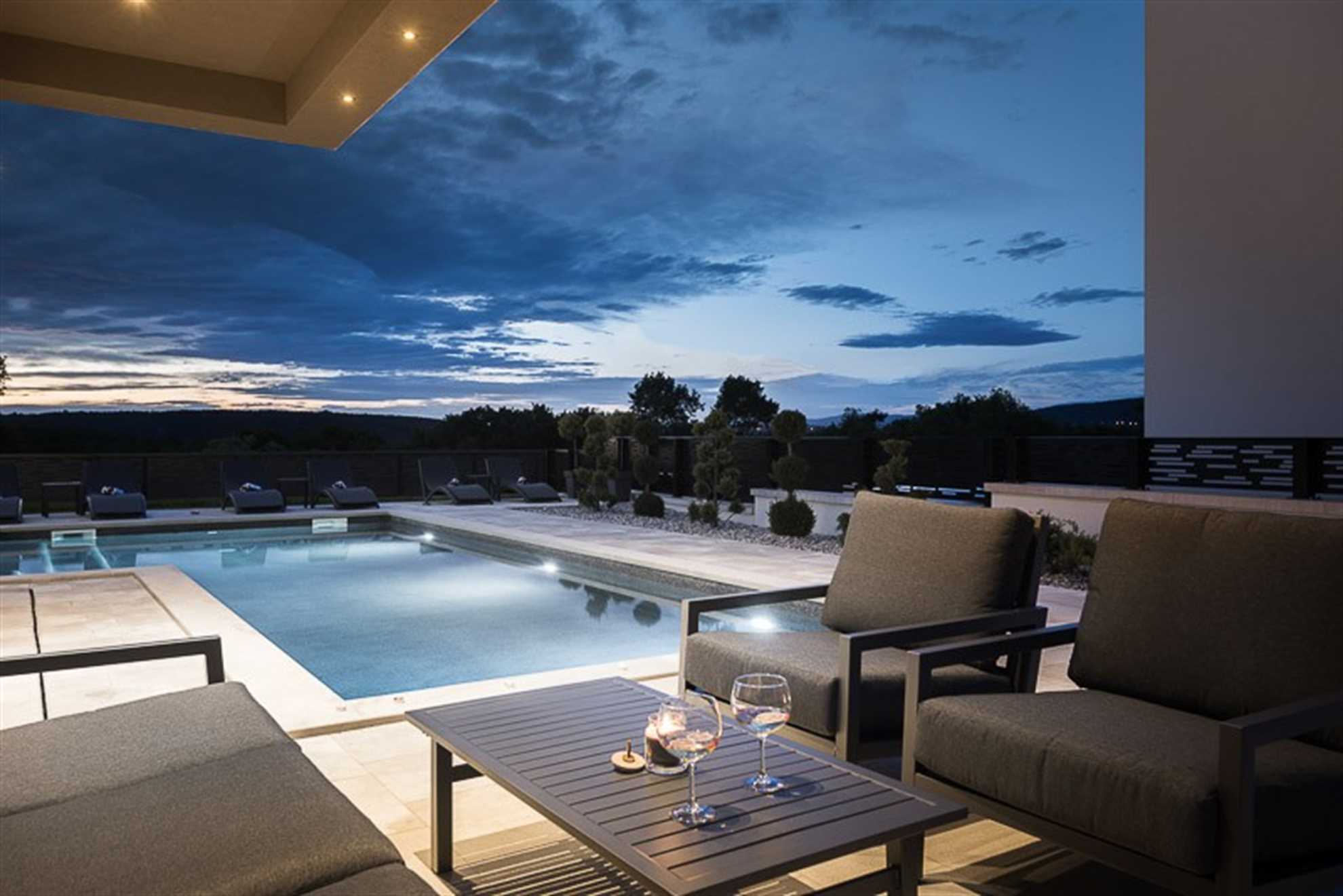 Luxury villa in Rakalj with a swimming pool