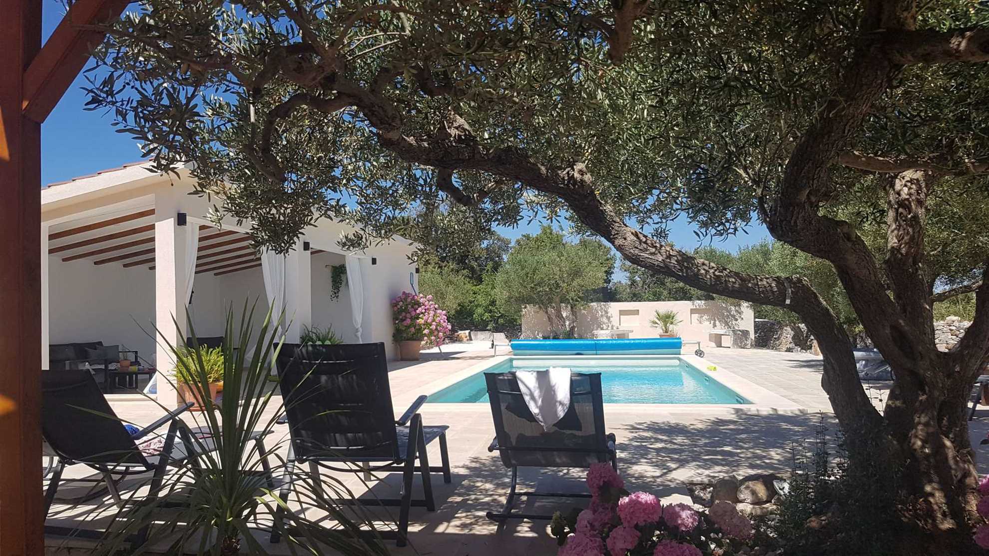 Dalmatian stone house with swimming pool