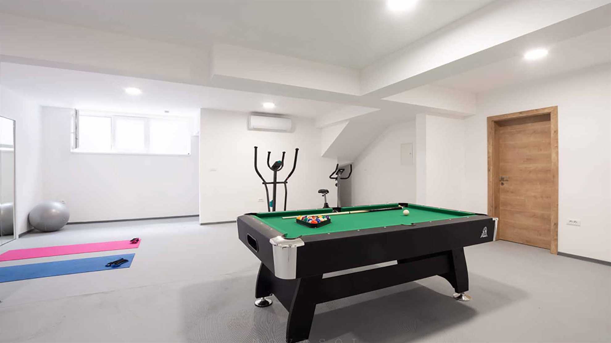 A modern poolside villa on Klis, Split with a swimming pool
