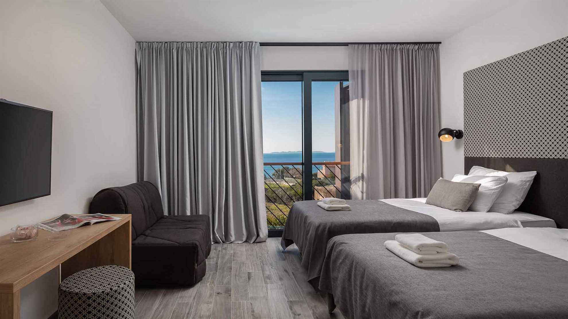 Luxurious beachfront villa with stunning sea view