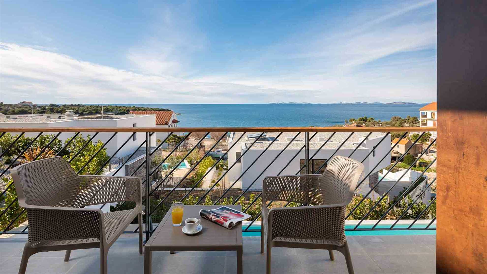 Luxury beachfront villa with swimming pool