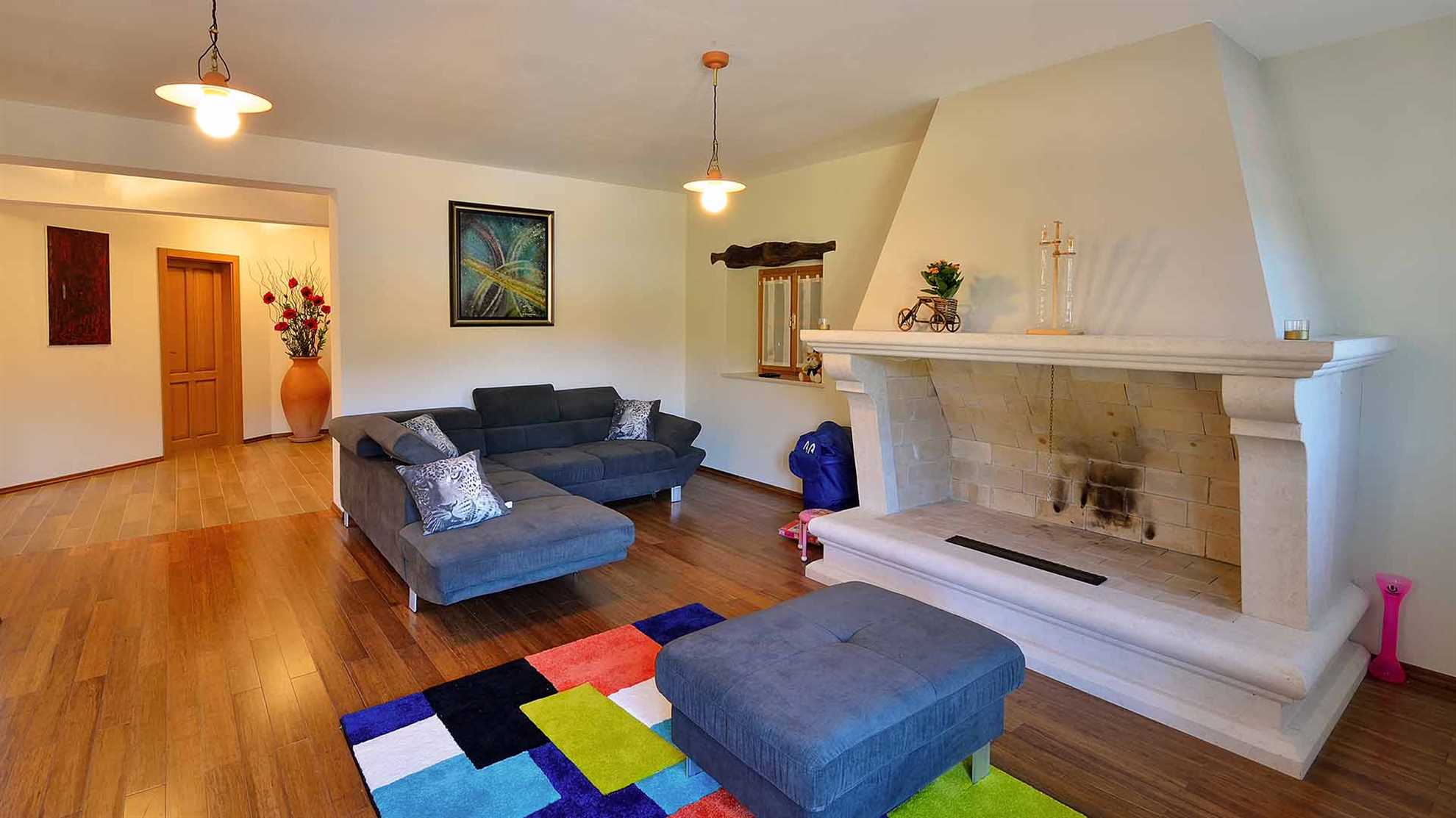 Estate with four stone villas and swimming pool