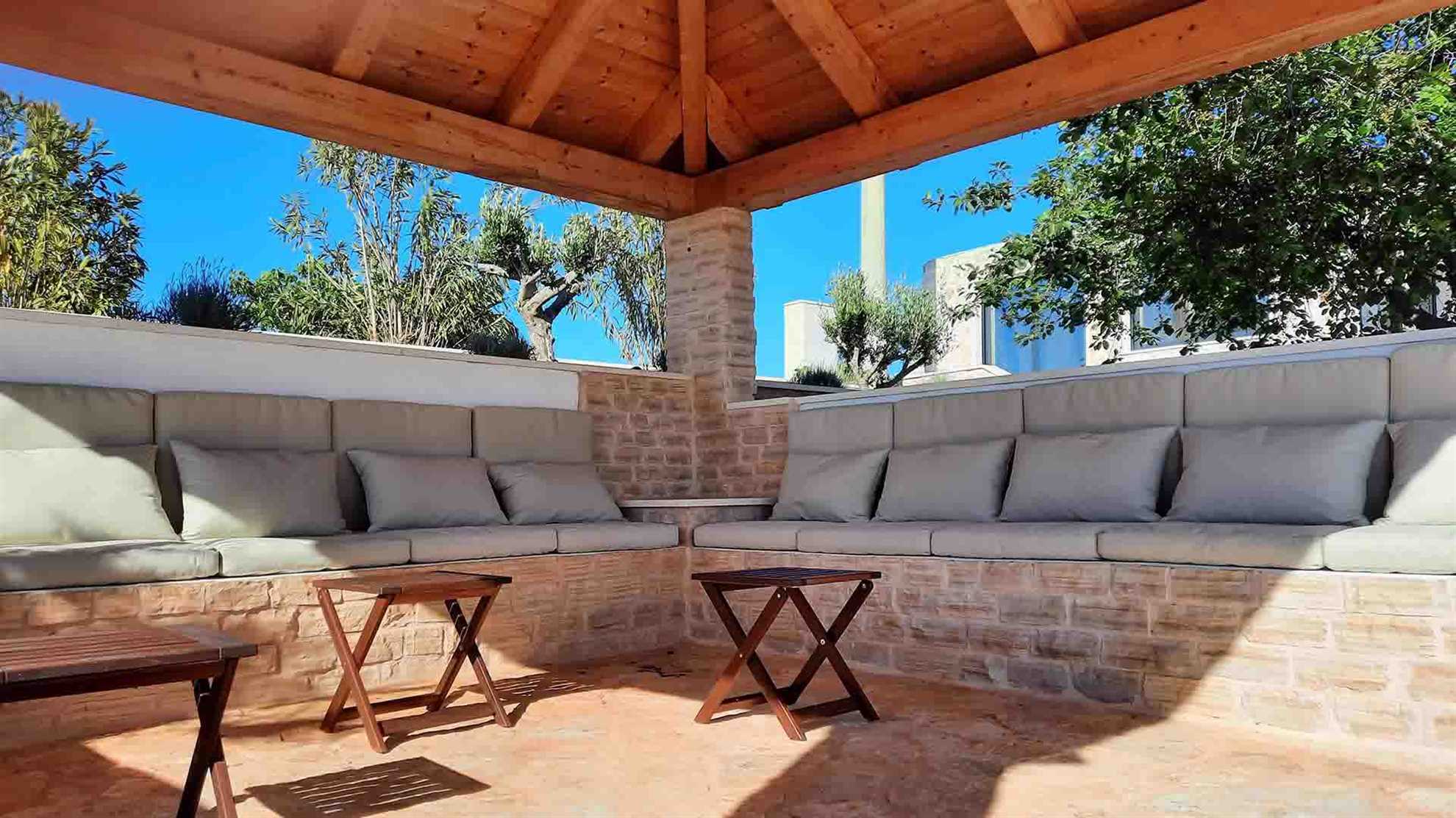 A traditional stone villa on Hvar with  pool