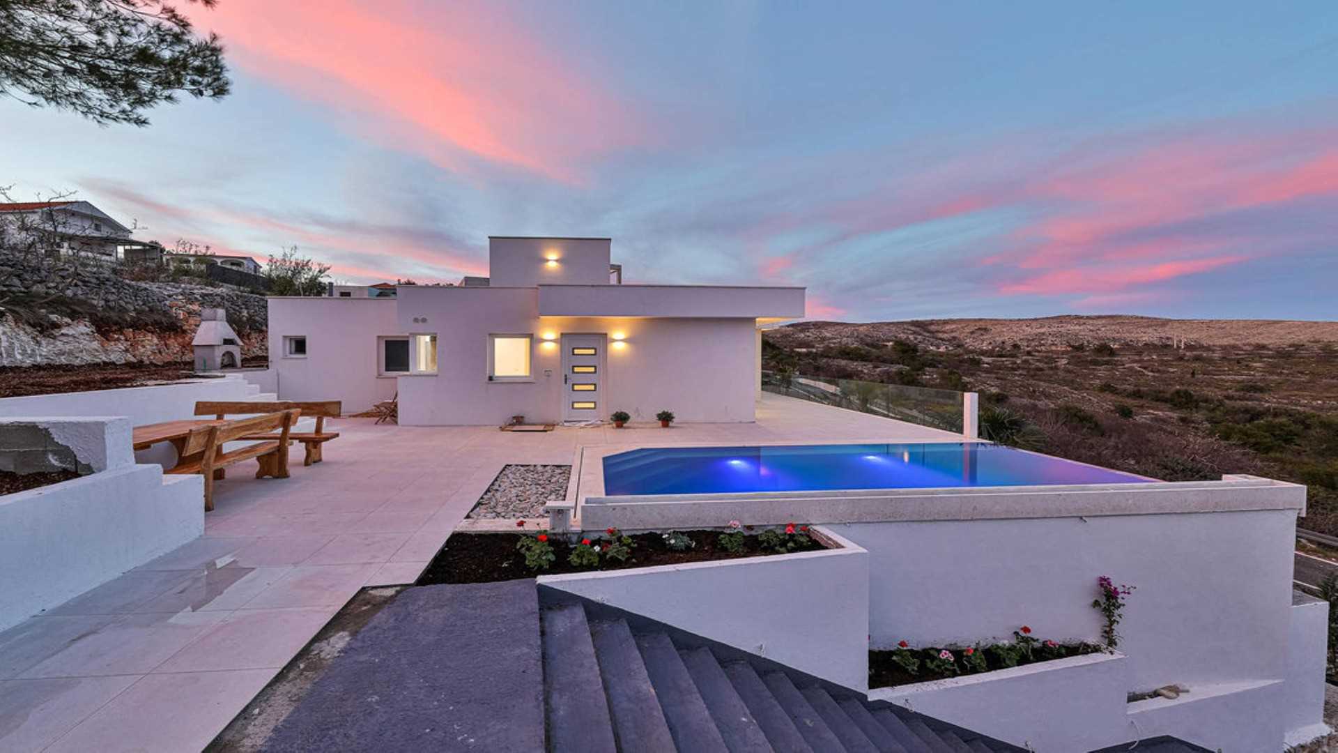 Modern villa near Trogir