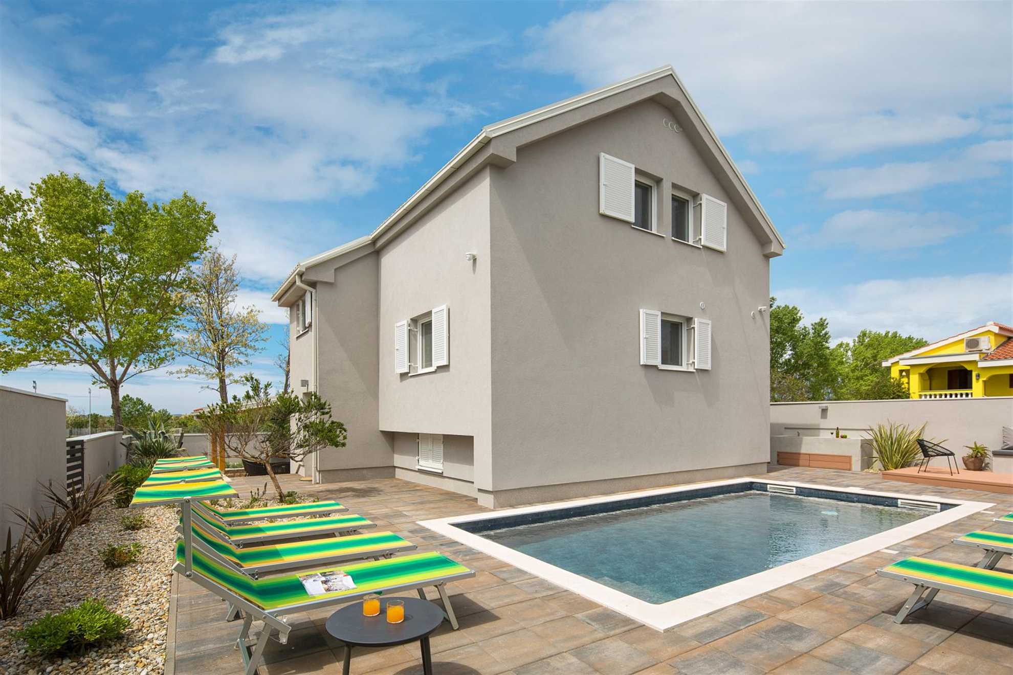 A beautiful family villa in Privlaka near Zadar