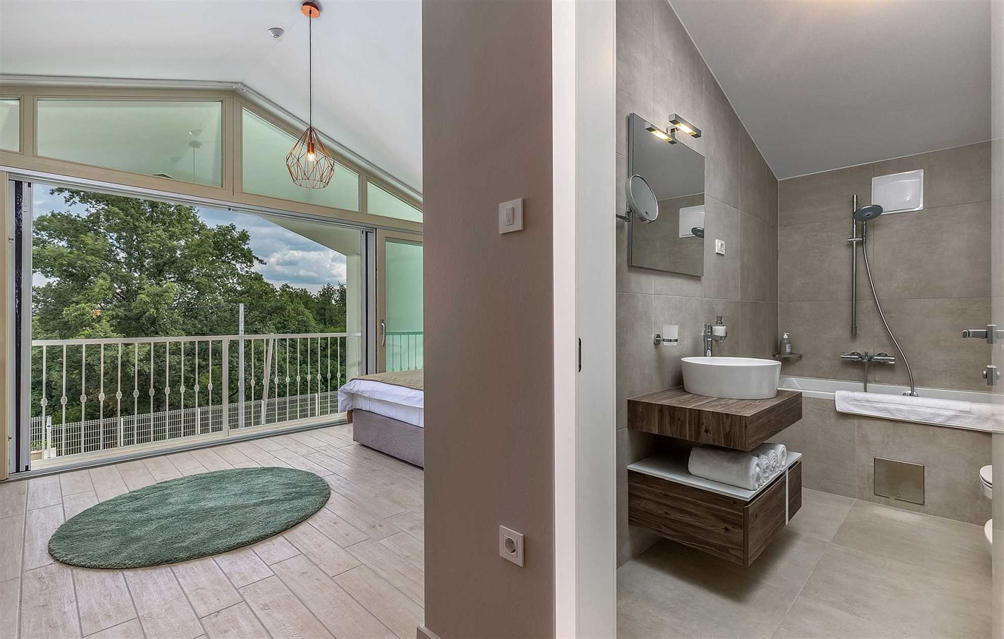 Villa in Veprinac with a gym, sauna and a jacuzzi