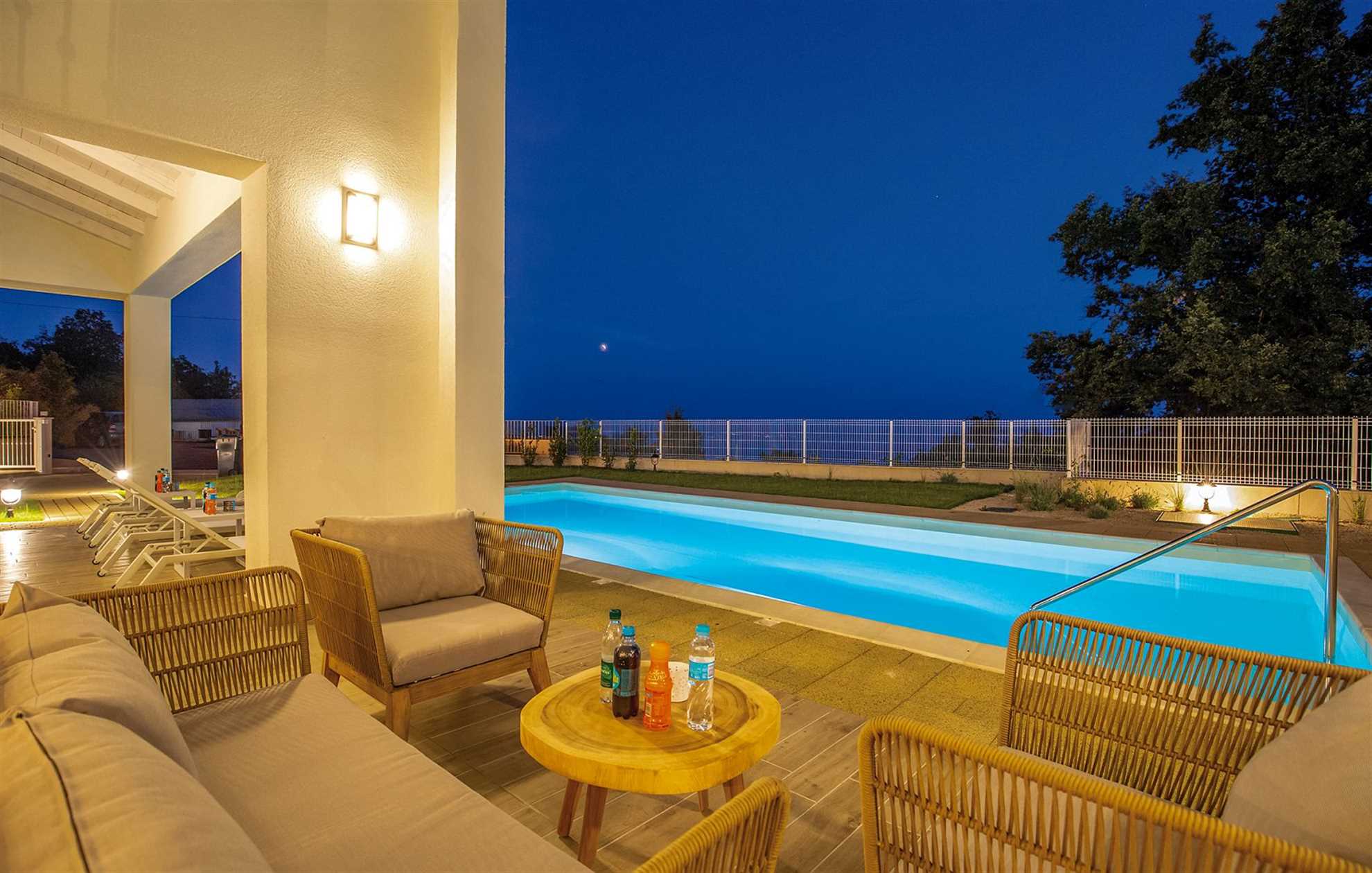 Villa in Veprinac with a gym, sauna and a jacuzzi