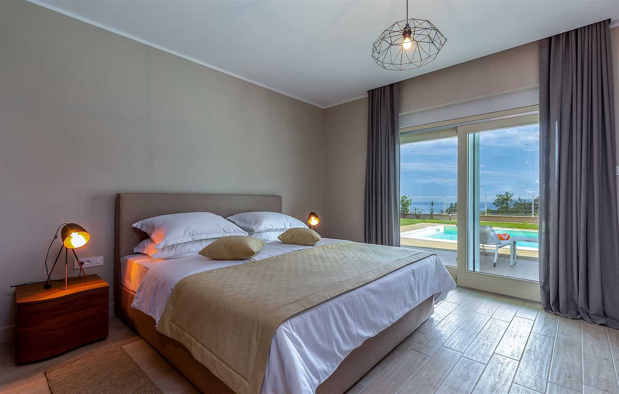 Villa in Veprinac with a gym, sauna and a jacuzzi