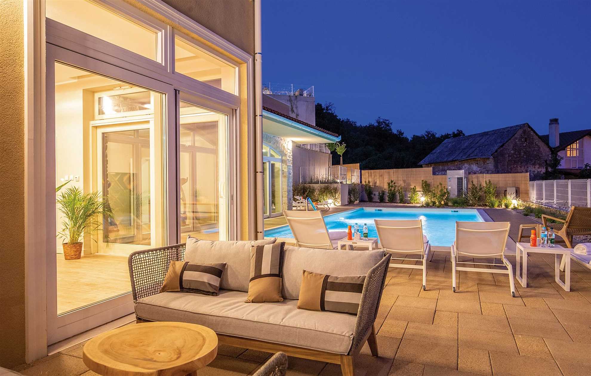Villa in Veprinac with a pool, sauna and a jacuzzi