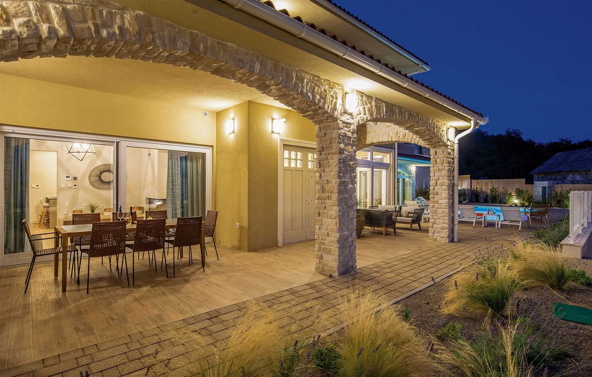 Villa in Veprinac with a pool, sauna and a jacuzzi