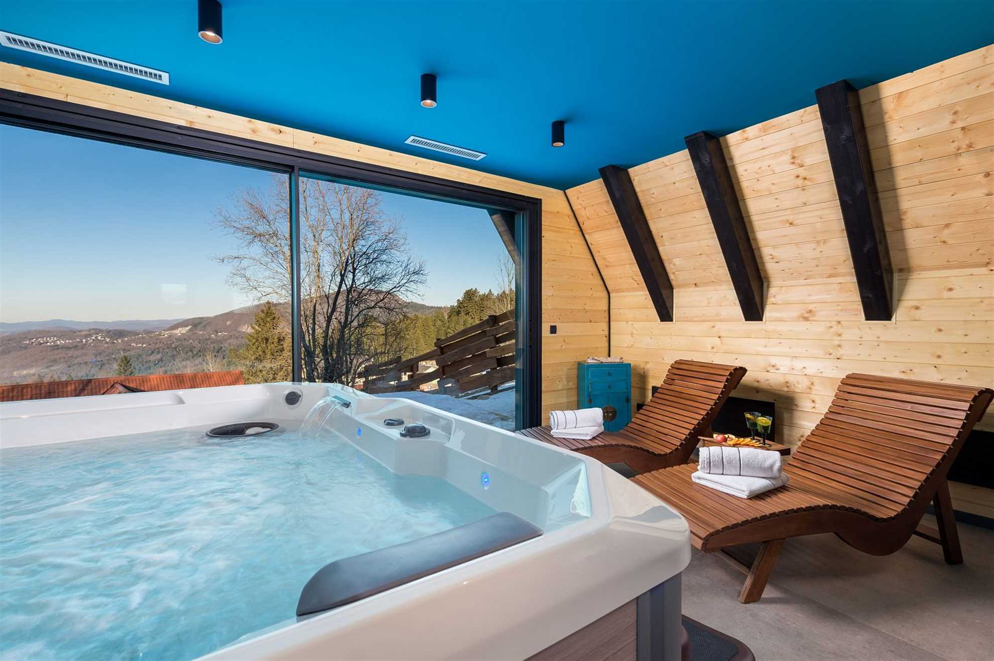 Luxury Cottage with wellness area in Kupjak
