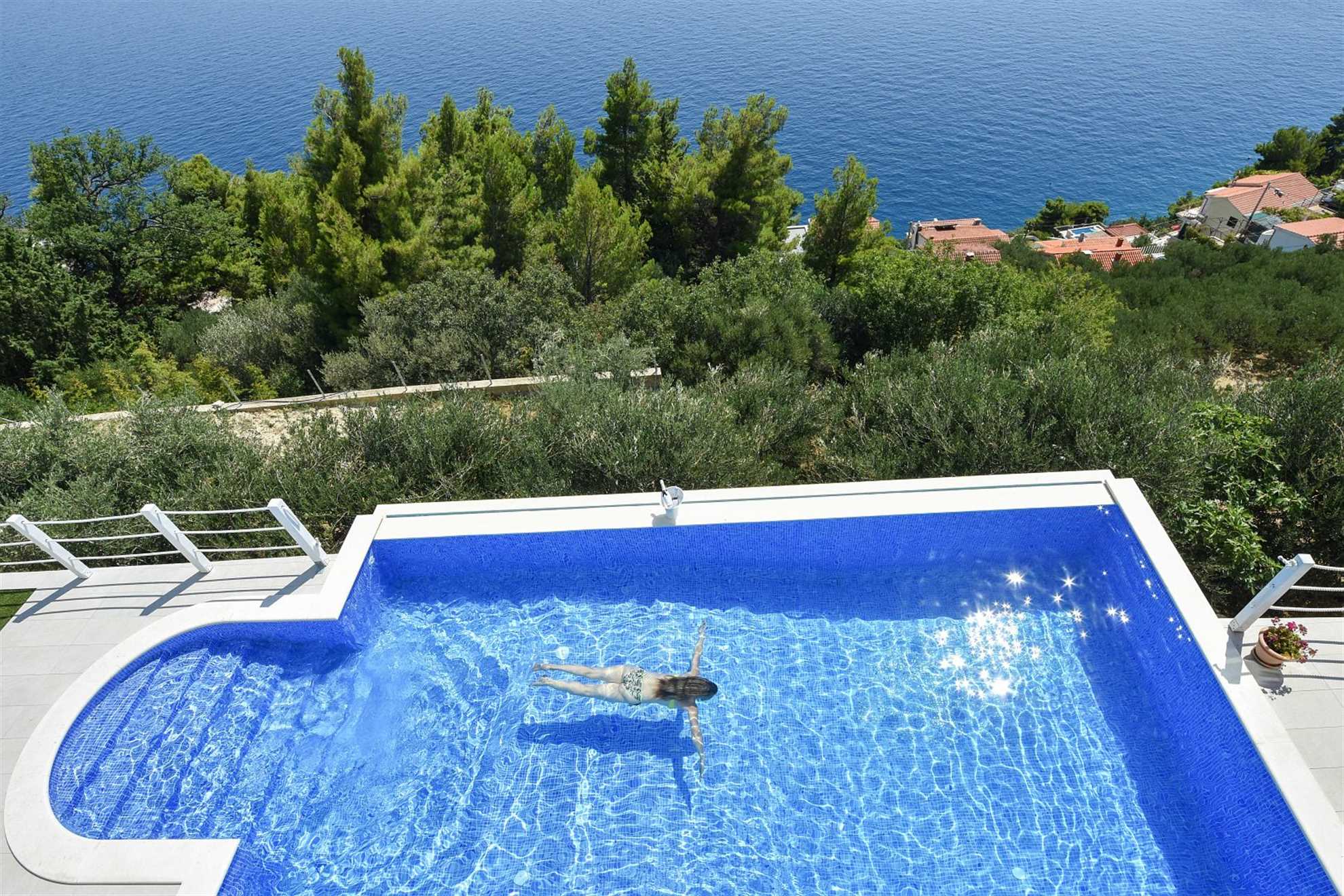 Beautiful villa with stunning view in Pisak