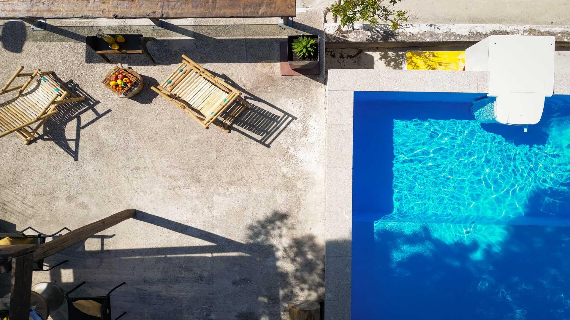 Charming beachfront villa with pool