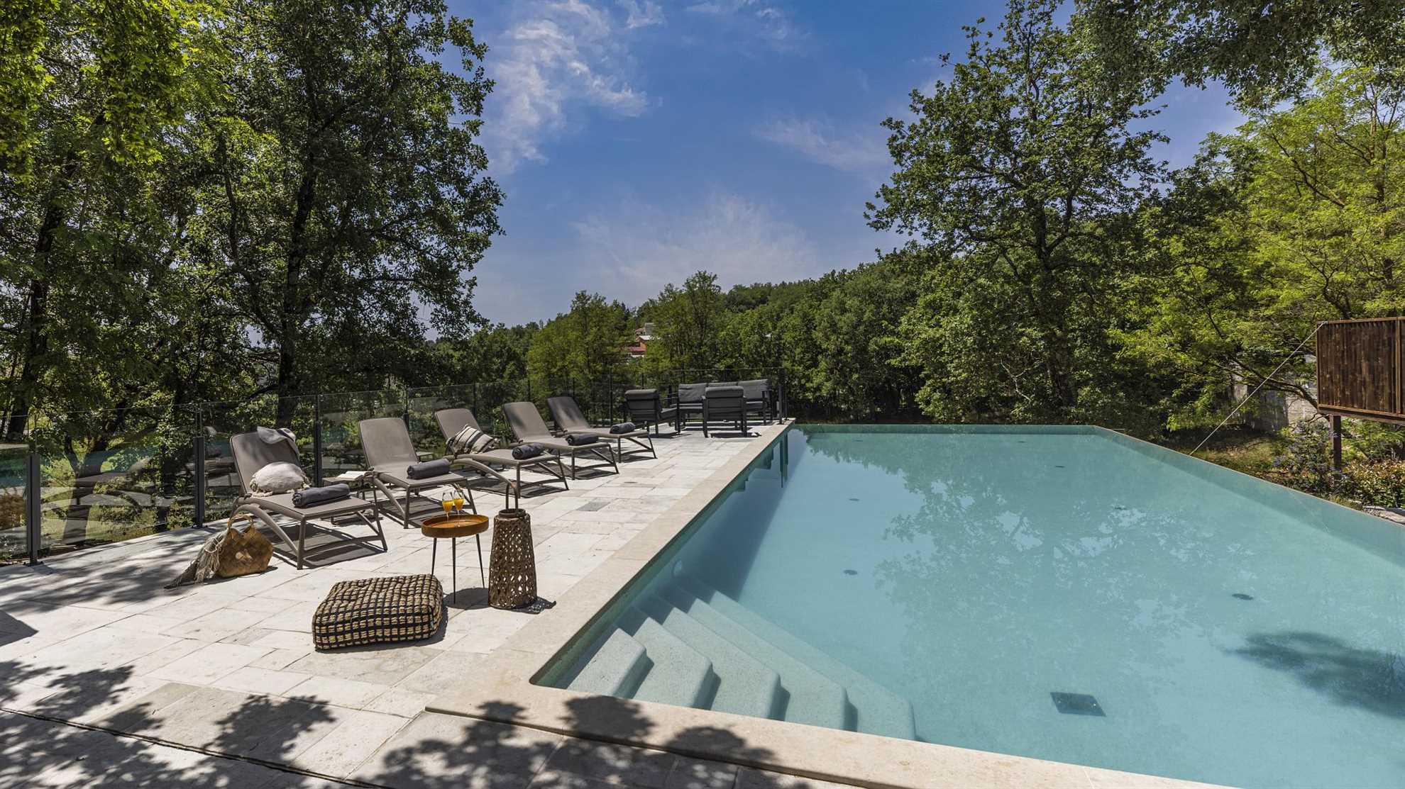 Amazing villa with modern architecture and pool