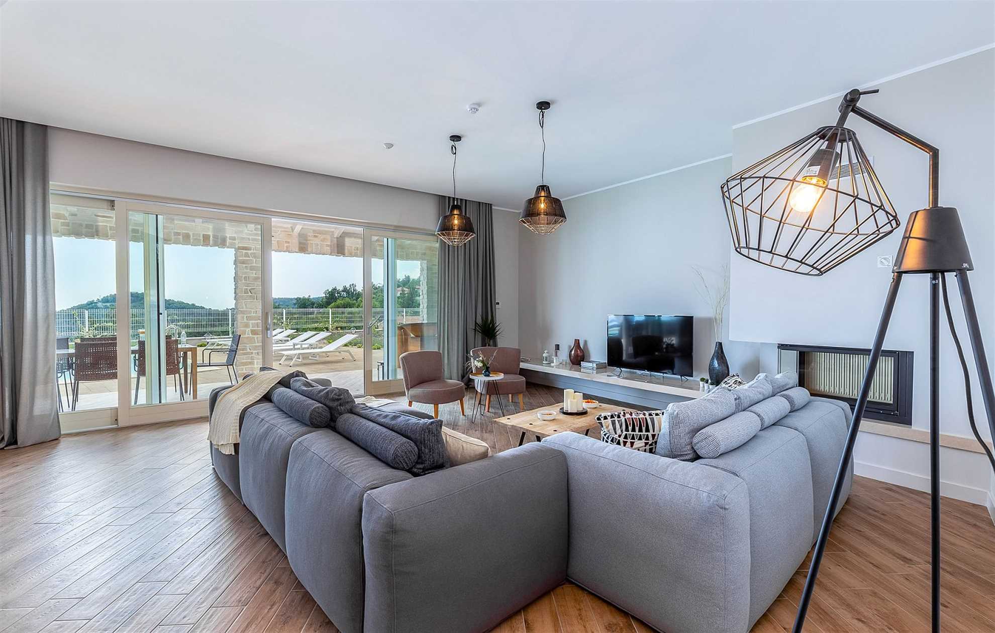 Villa in Veprinac with a stunning view