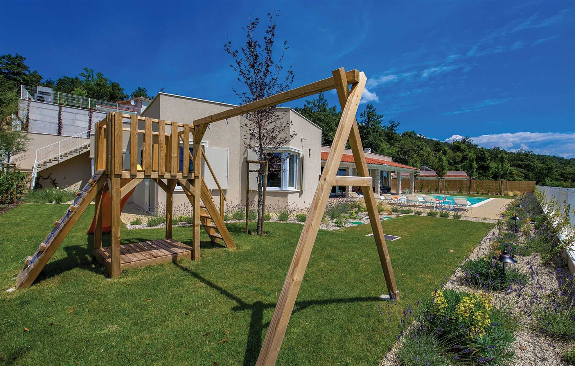 Villa in Veprinac with a stunning view