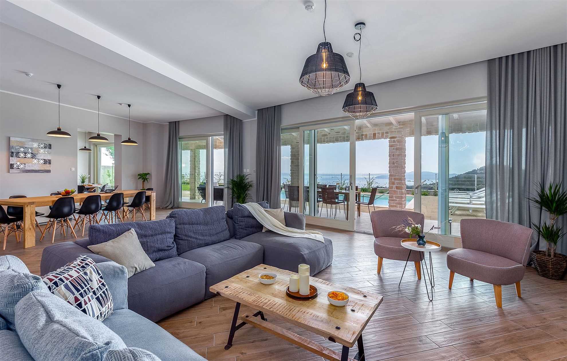 Villa in Veprinac with a stunning view