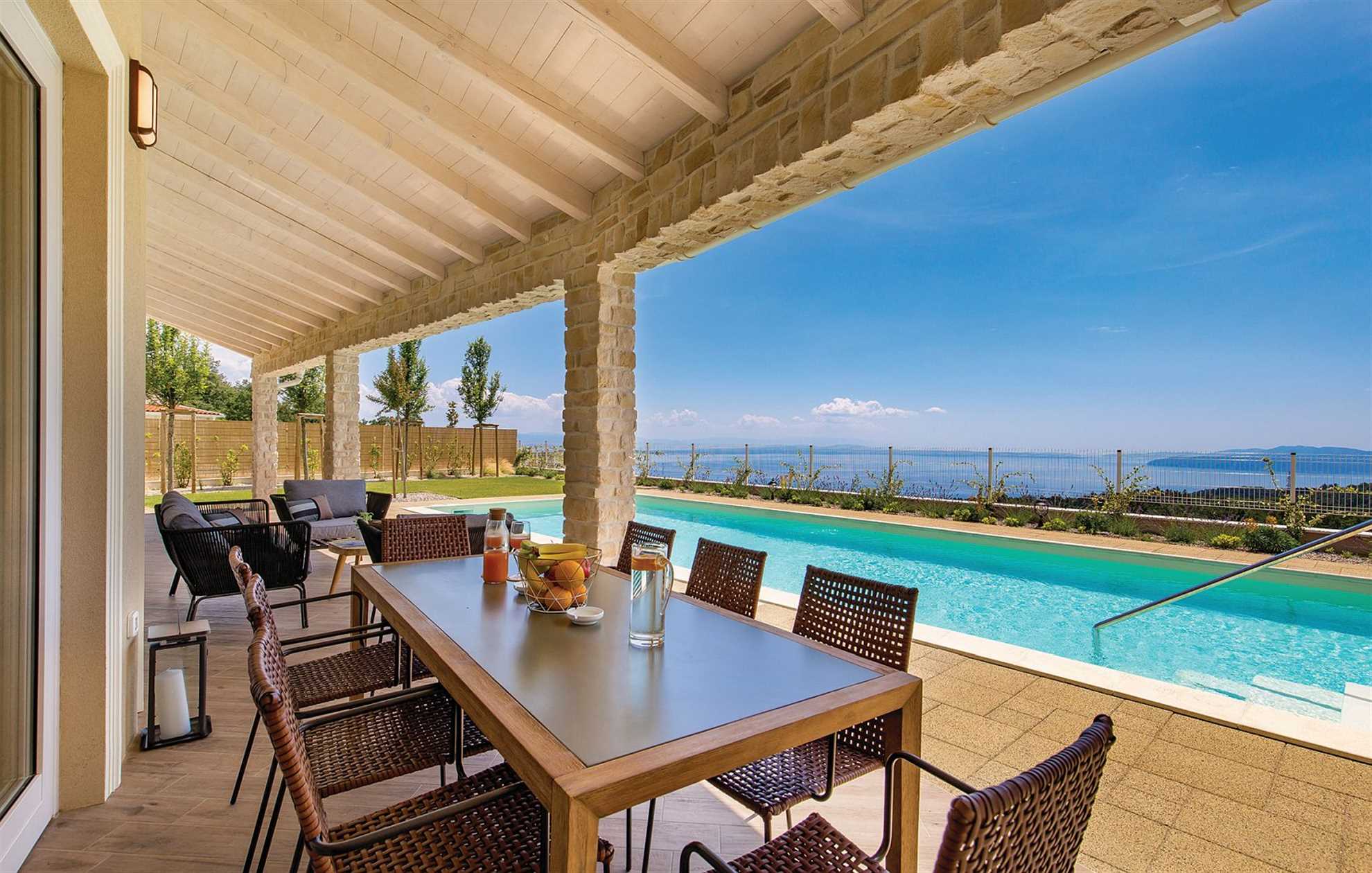 Villa in Veprinac with a stunning view