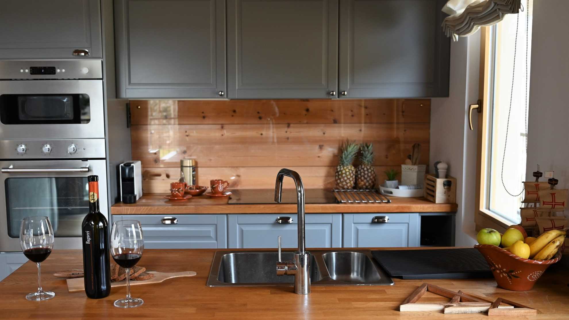 A luxury mountain cabin in Stari Laz featuring a finnish sauna