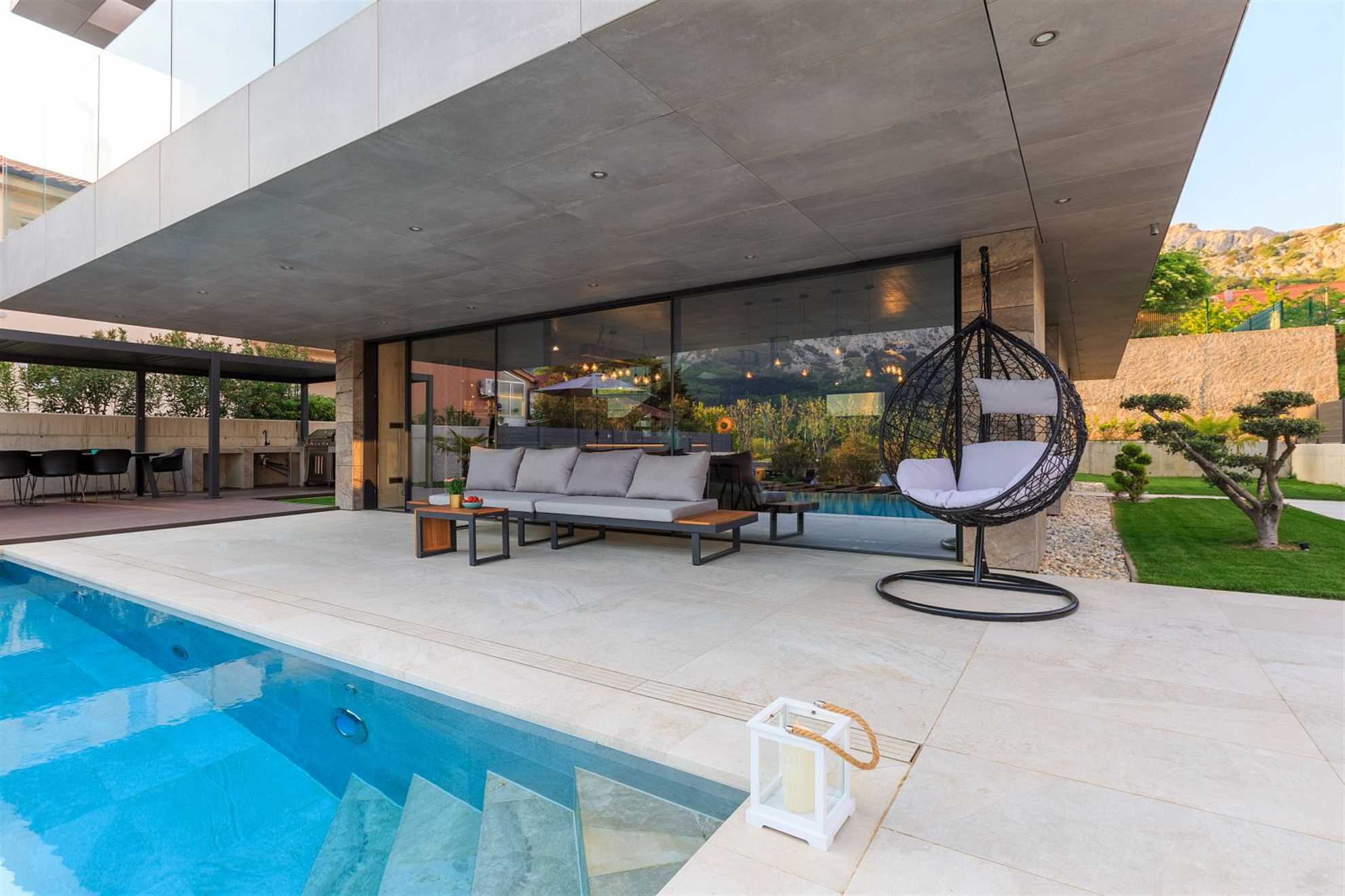 Luxurious villa with sauna and game room
