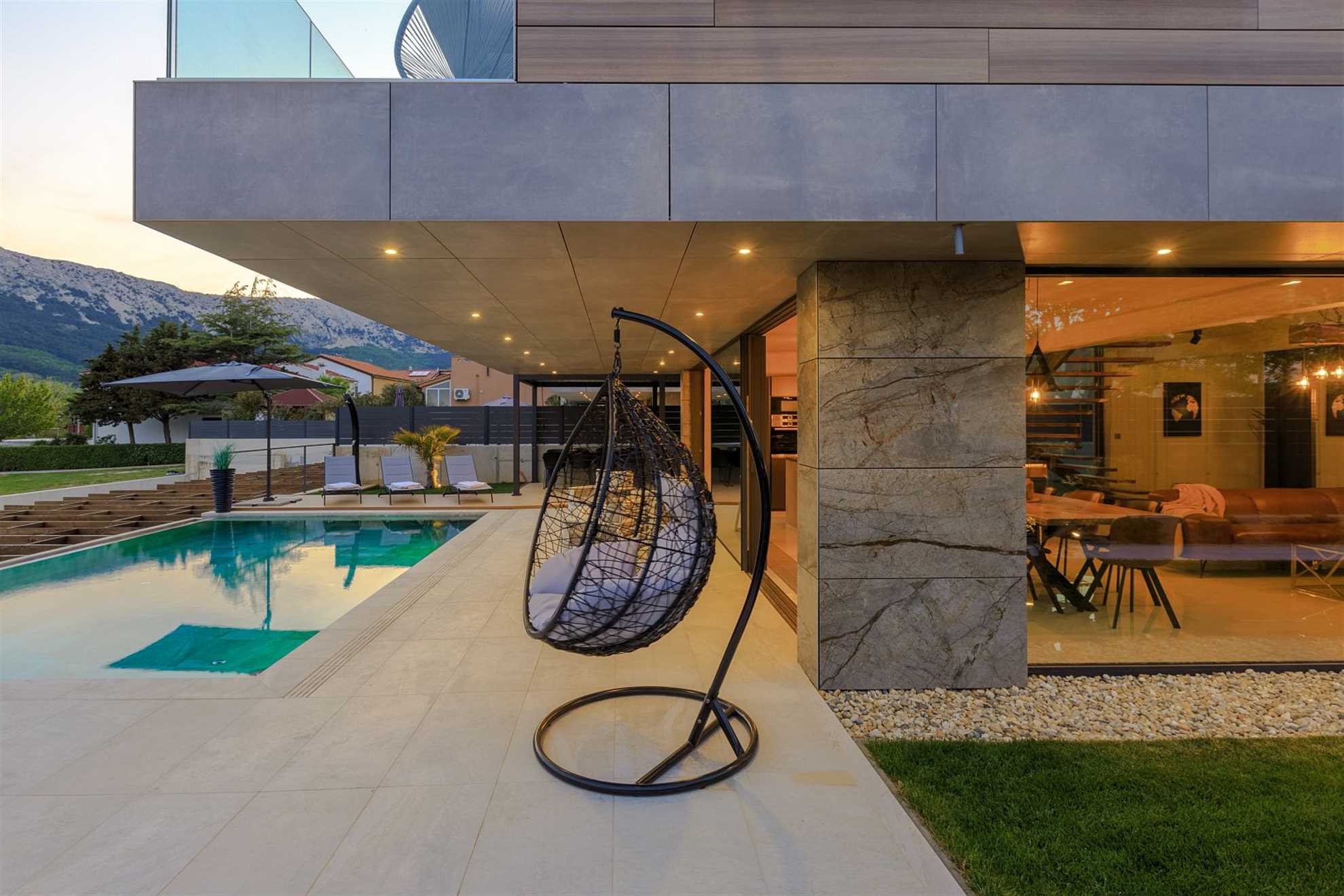 Luxurious villa with sauna and game room