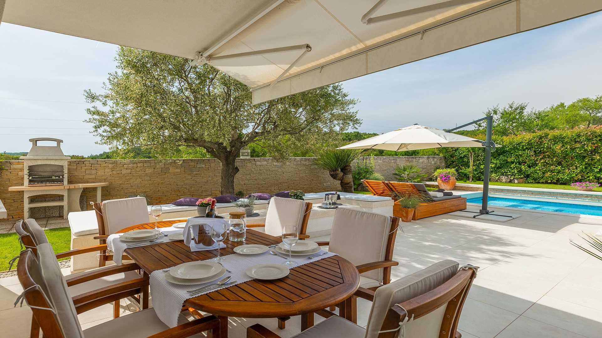 Charming villa with a pool