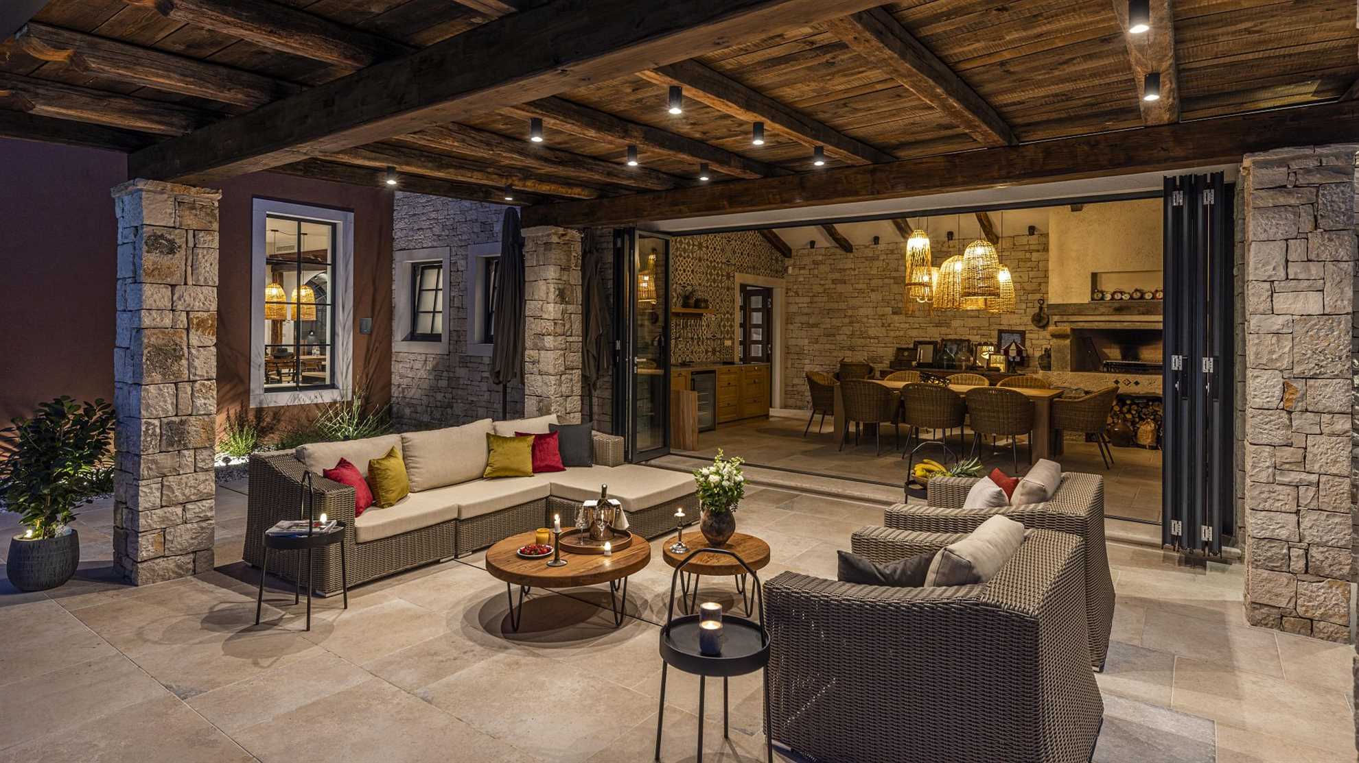 Luxurious complex for large groups in Barat in Istria