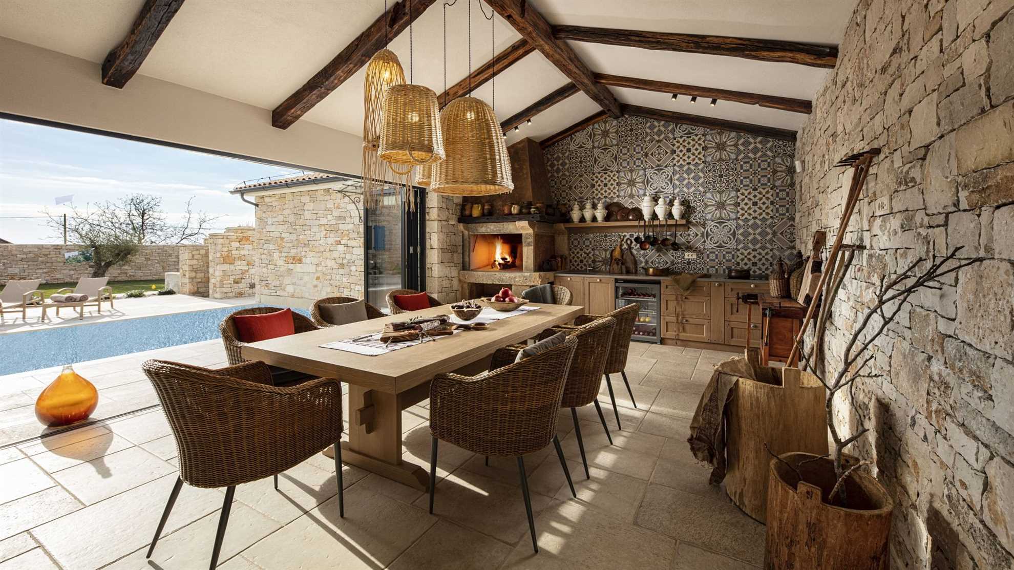 Luxurious complex for large groups in Barat in Istria