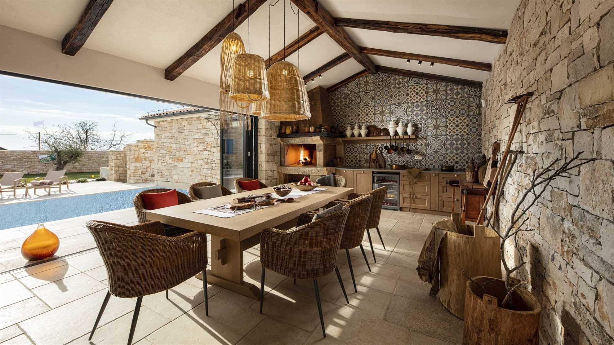 Luxurios villa with swimming pool on private estate in Barat