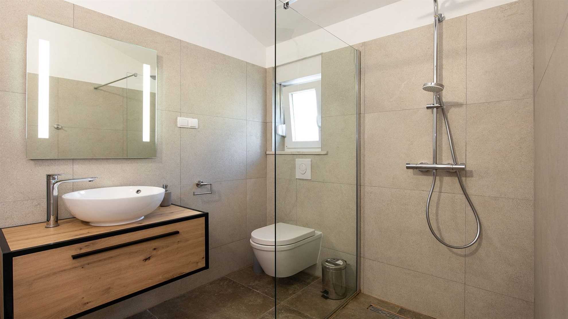 A modern poolside villa on the island Krk