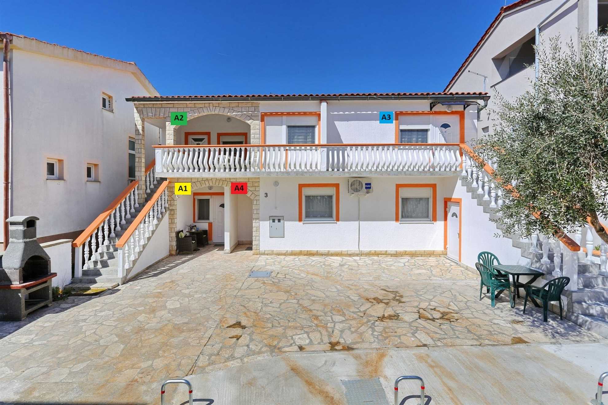 App Marino 2 - Apartment with balcony | for 2-3 persons | BBQ