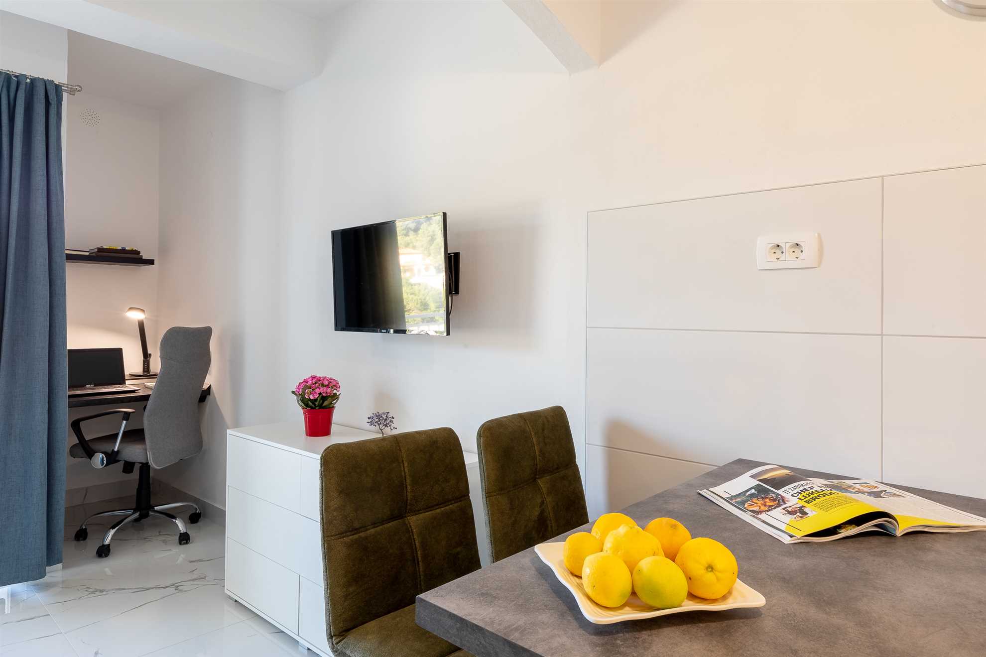 One bedroom apartment for 3 persons with sea view