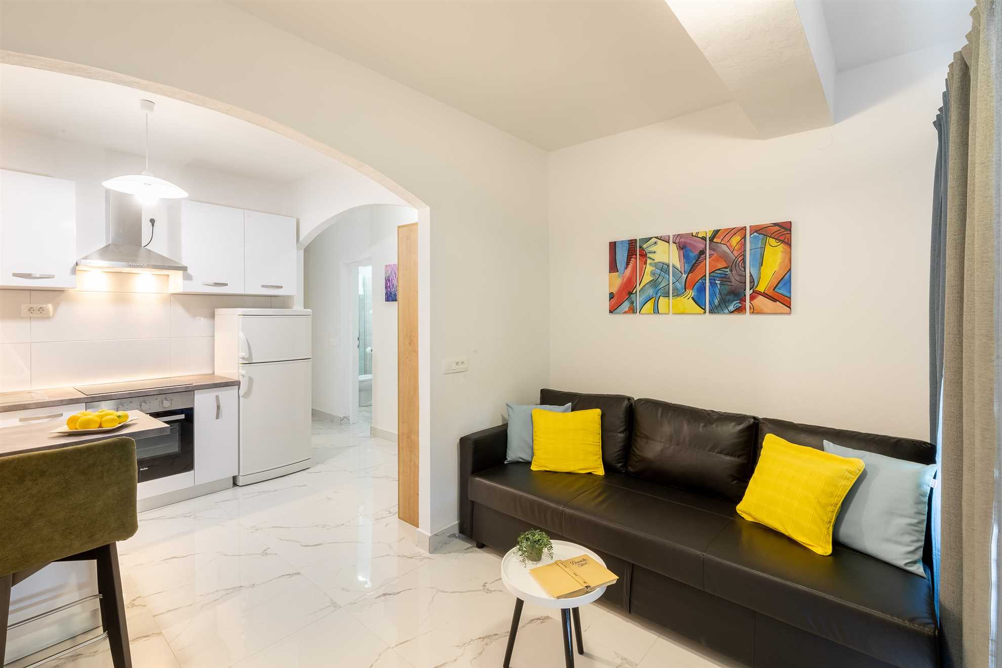 One bedroom apartment for 3 persons with sea view
