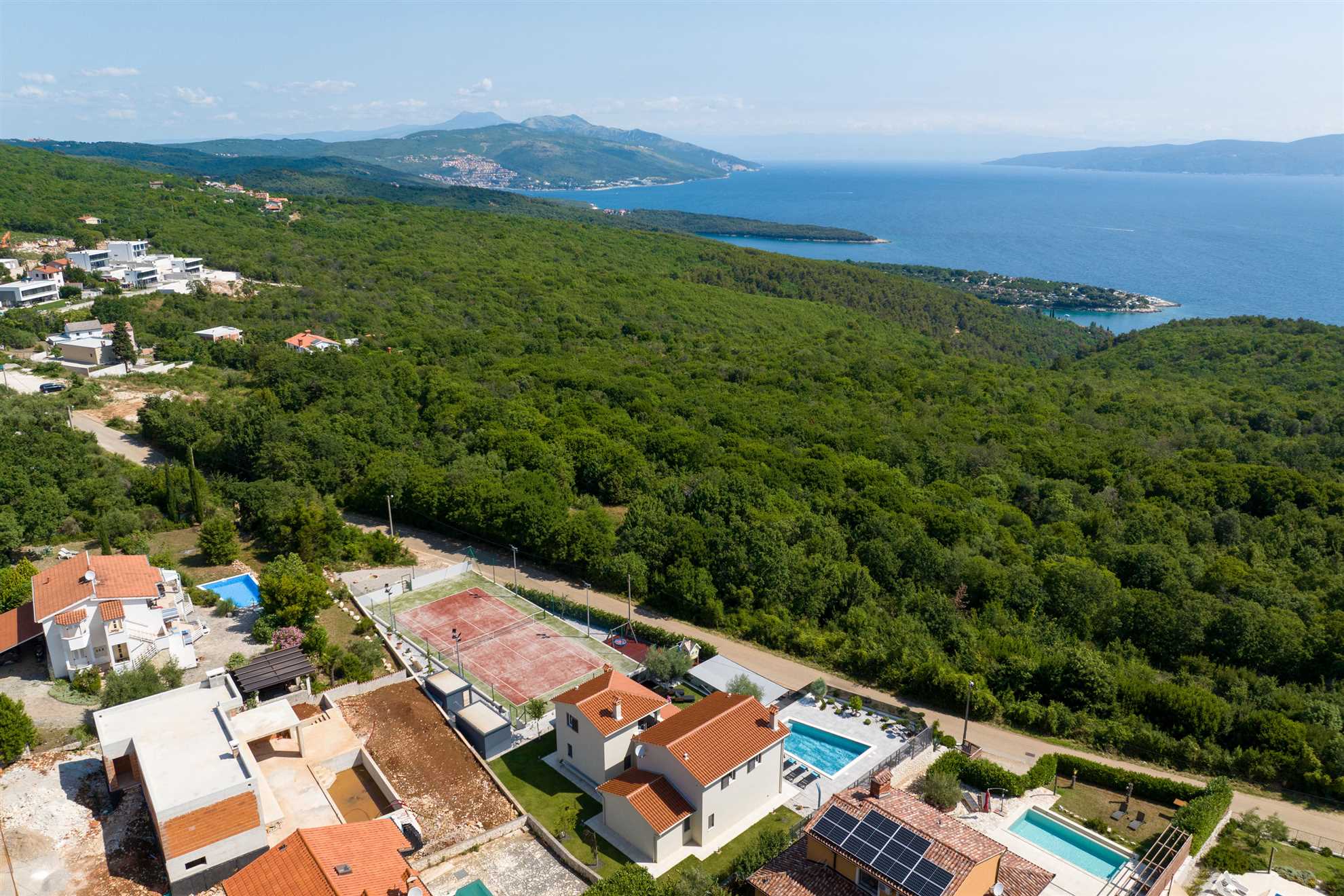 Image of Mediterranean villa Anatai with a sea view