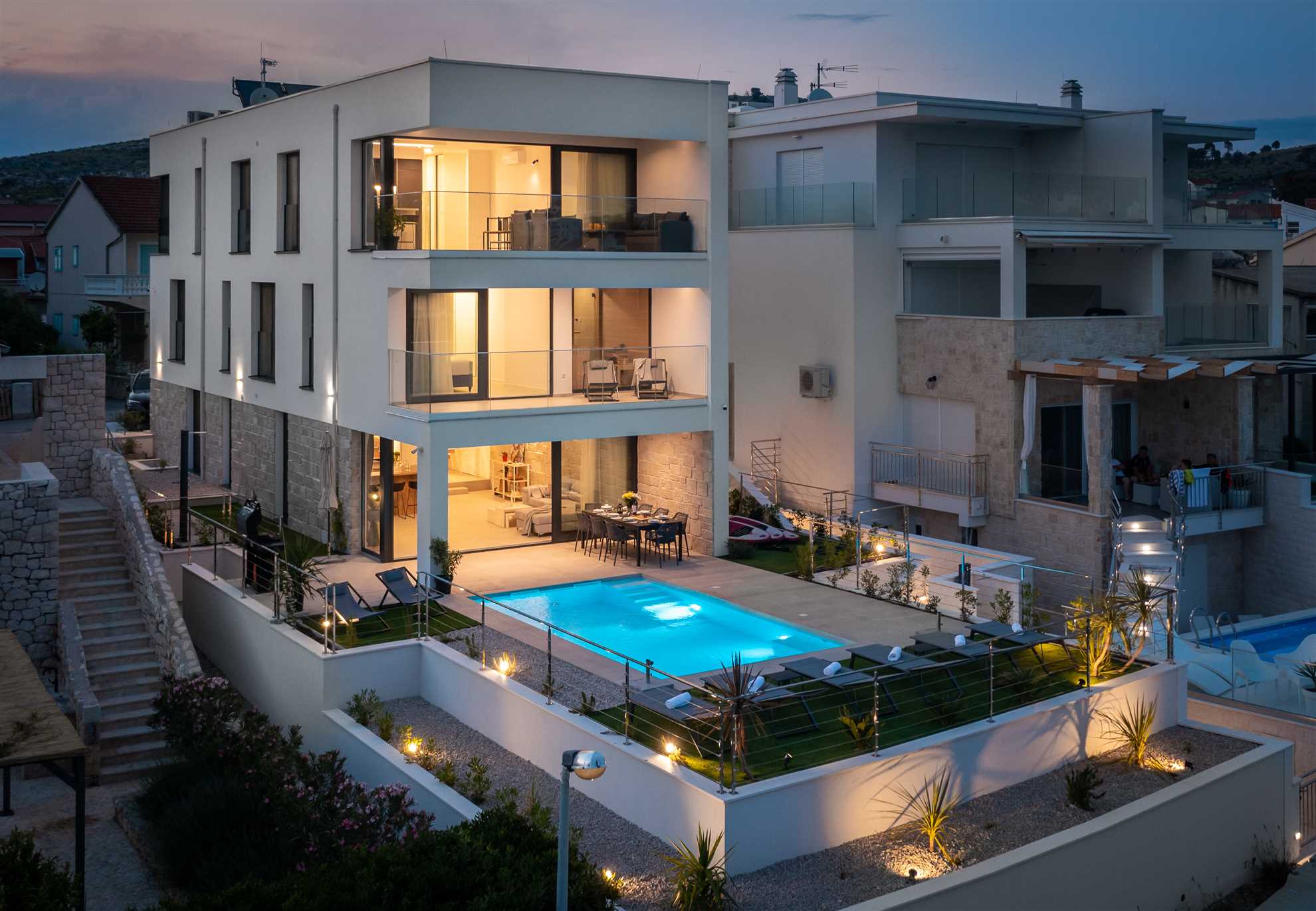 Villa Pepera with amazing sea view and heated pool