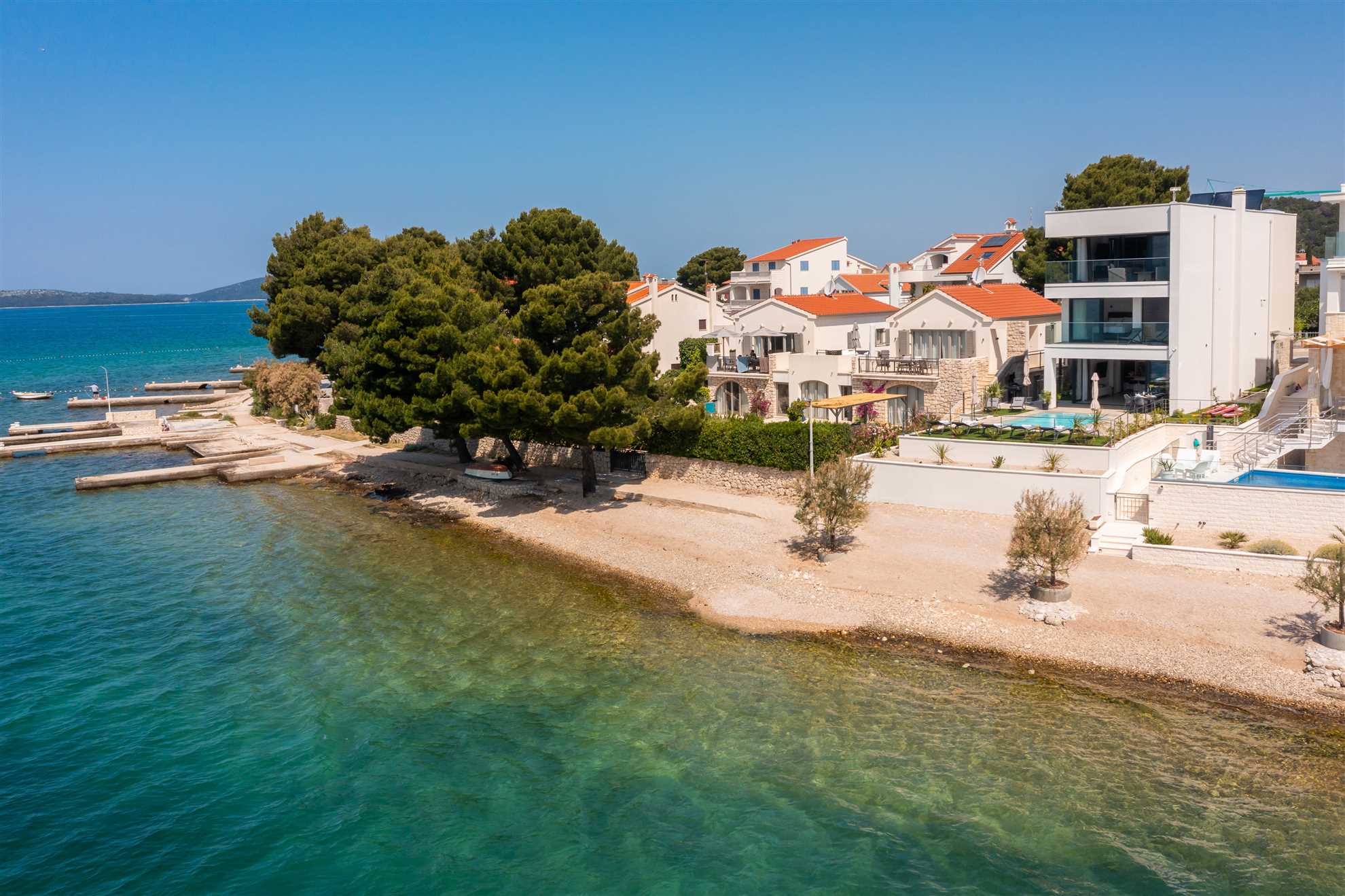 Villa Pepera with amazing sea view and heated pool