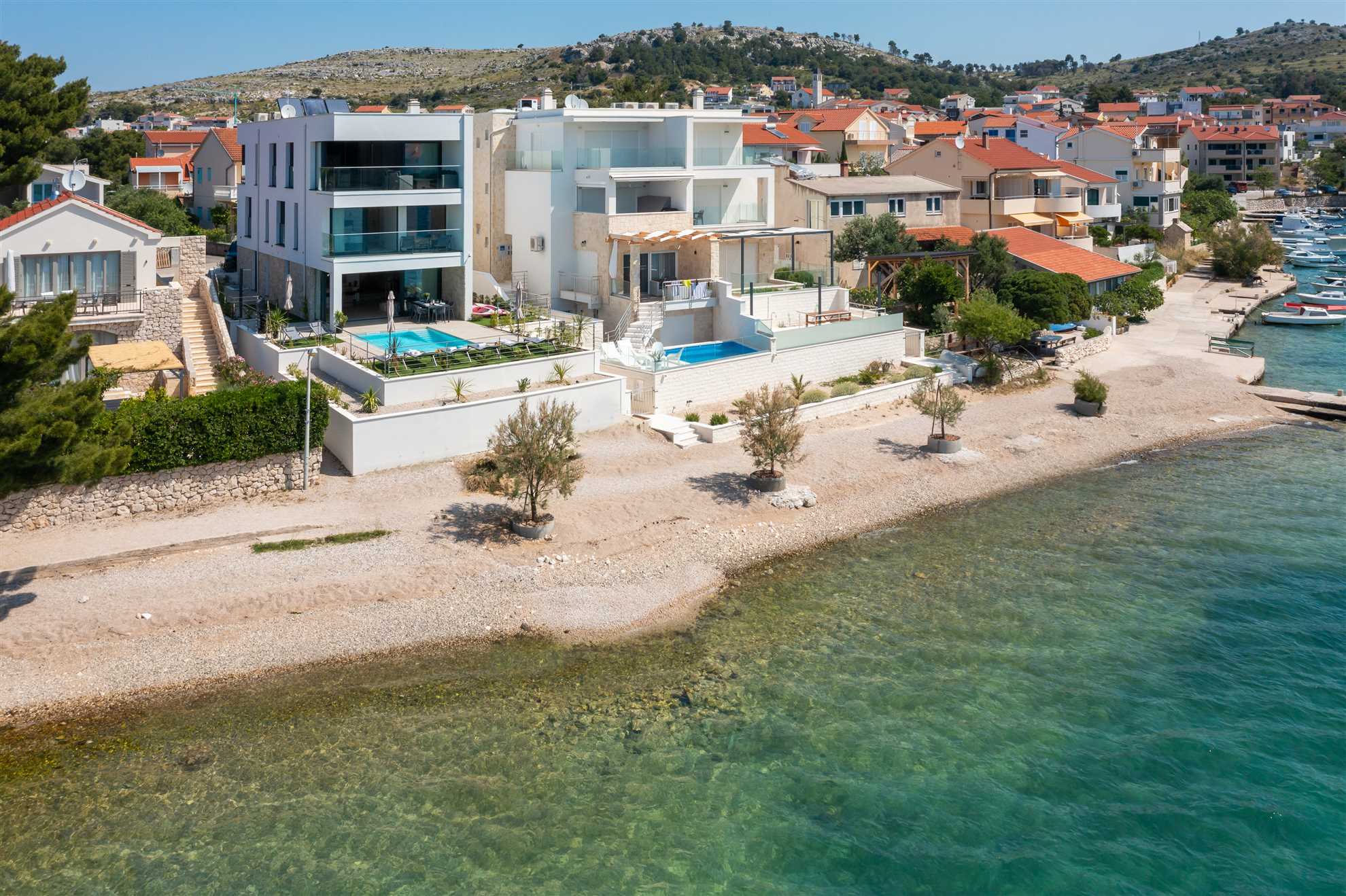 Villa Pepera with amazing sea view and heated pool