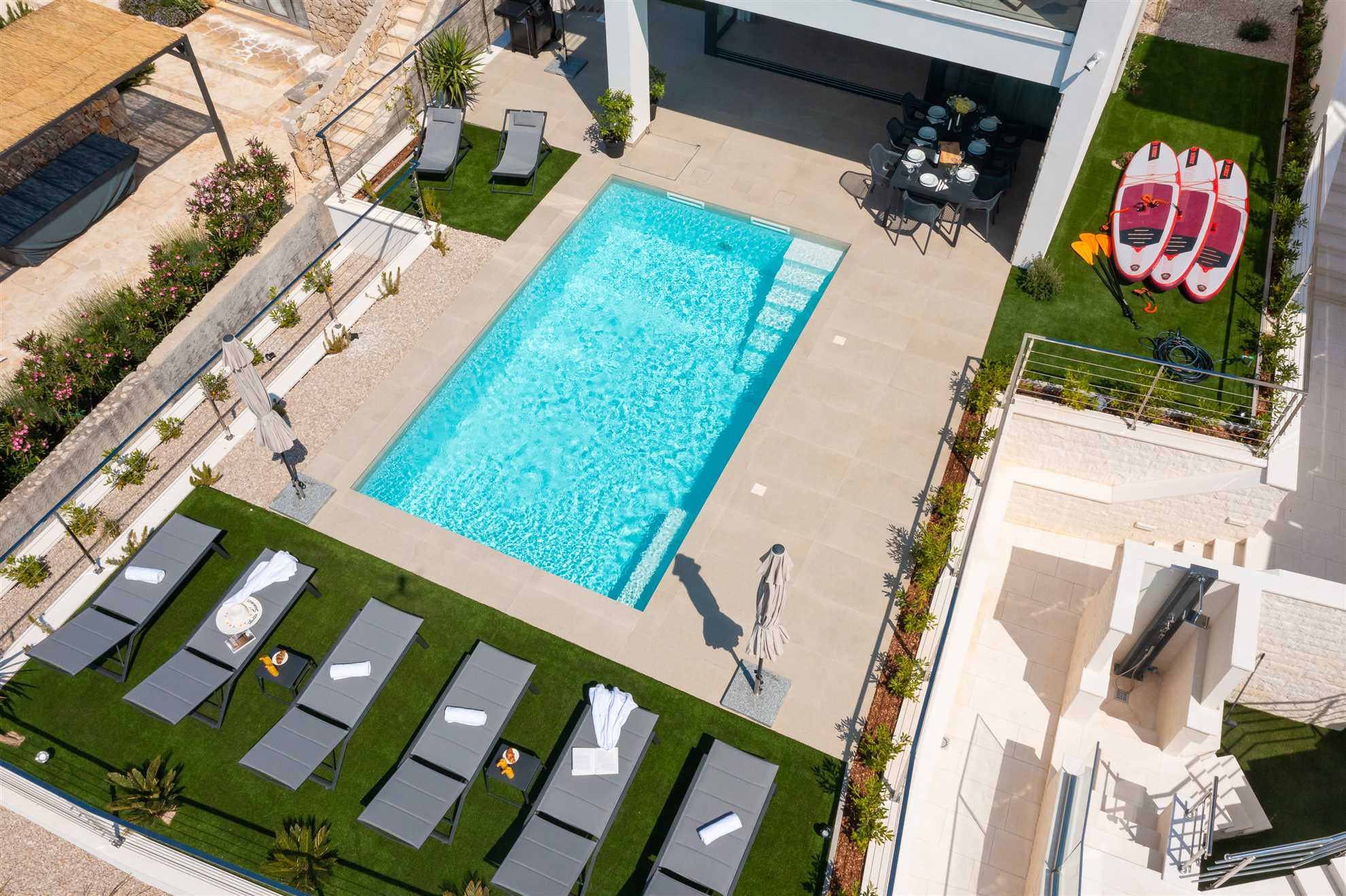 Villa Pepera with amazing sea view and heated pool