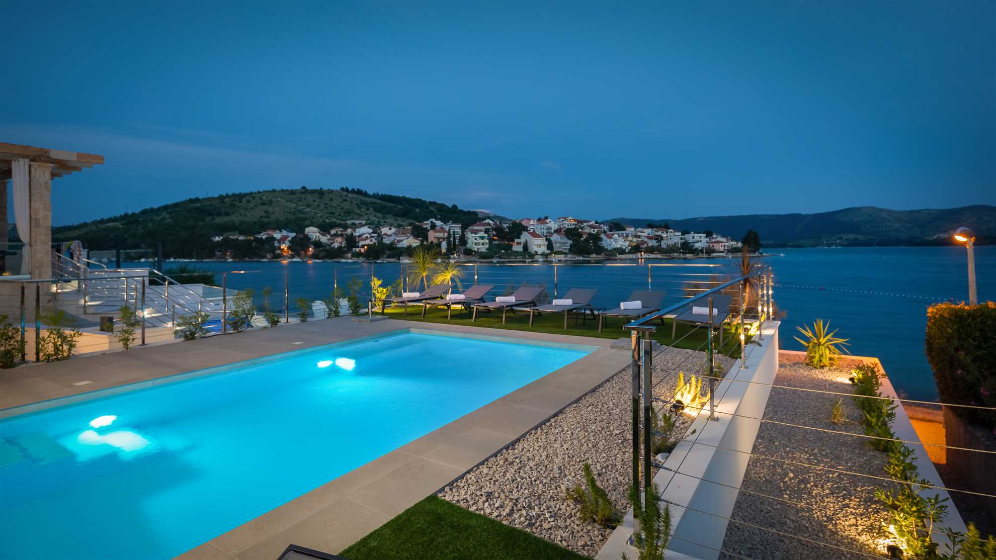 Villa Pepera with amazing sea view and heated pool