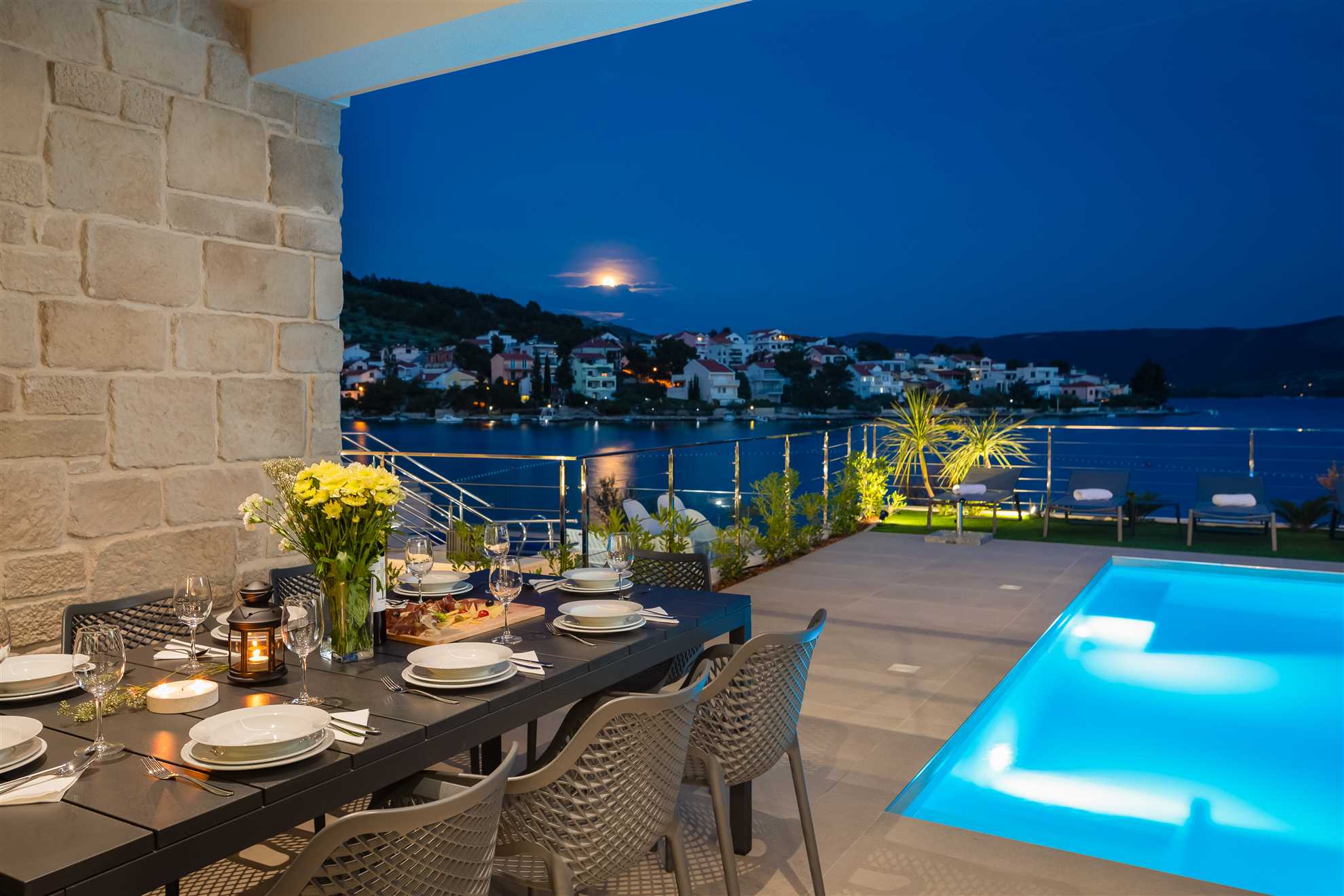 Villa Pepera with amazing sea view and heated pool